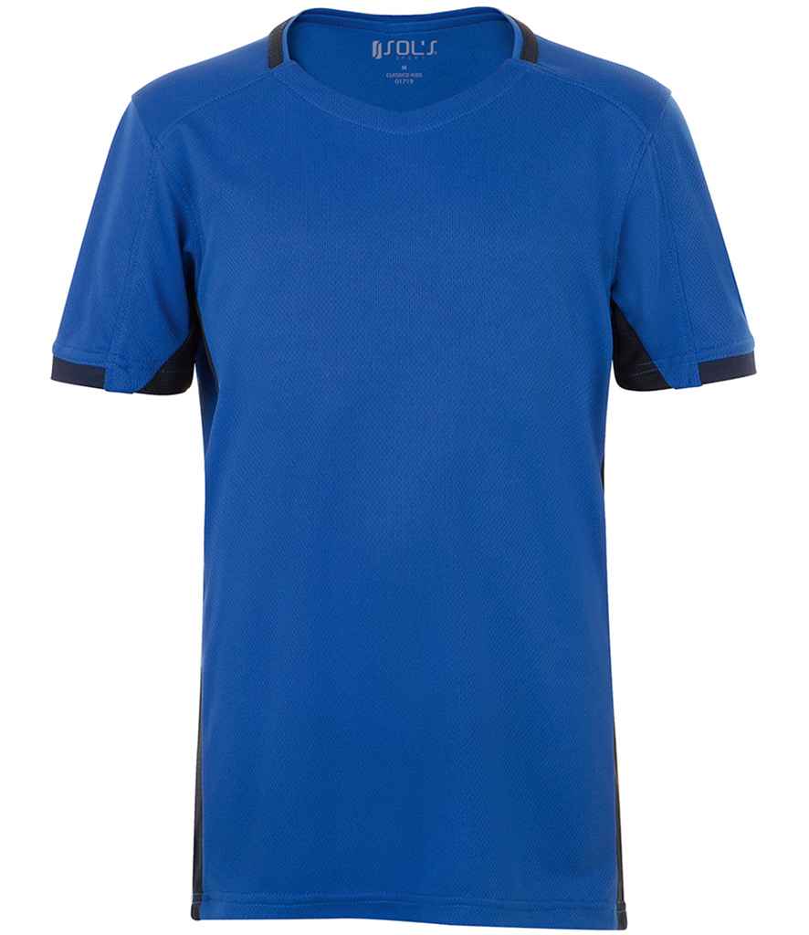 SOL'S SOL01719 Kids Classico Contrast T-Shirt Breathable polyester mesh 100% polyester - COOZO