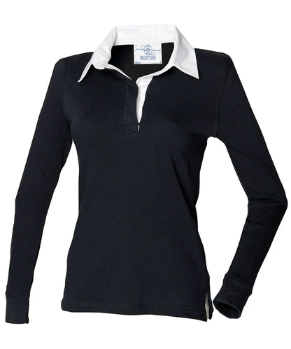 Front Row Ladies Classic Rugby Shirt FR101 - COOZO