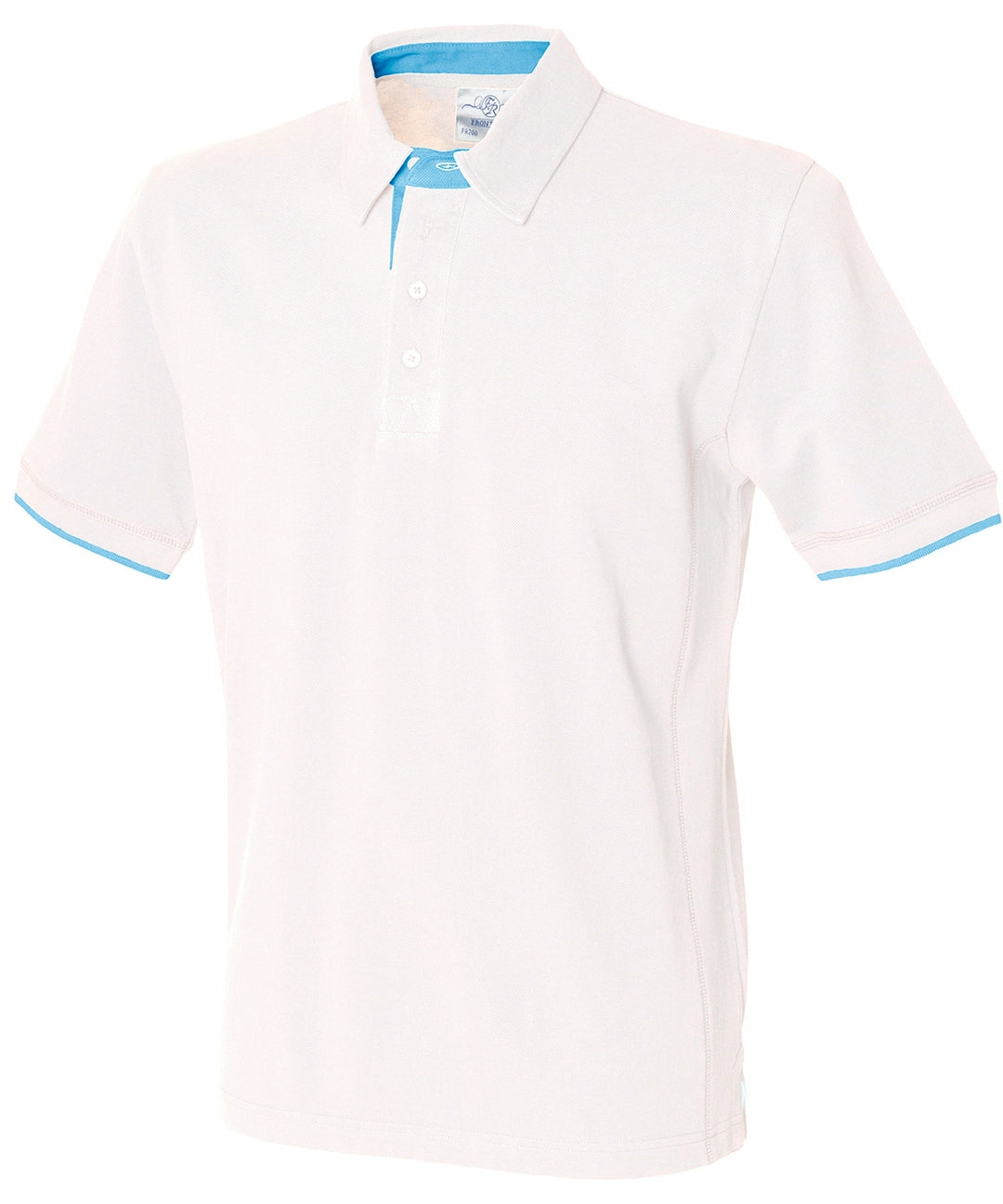 Front Row FR200 Contrast Cotton Piqu Polo Shirt - COOZO