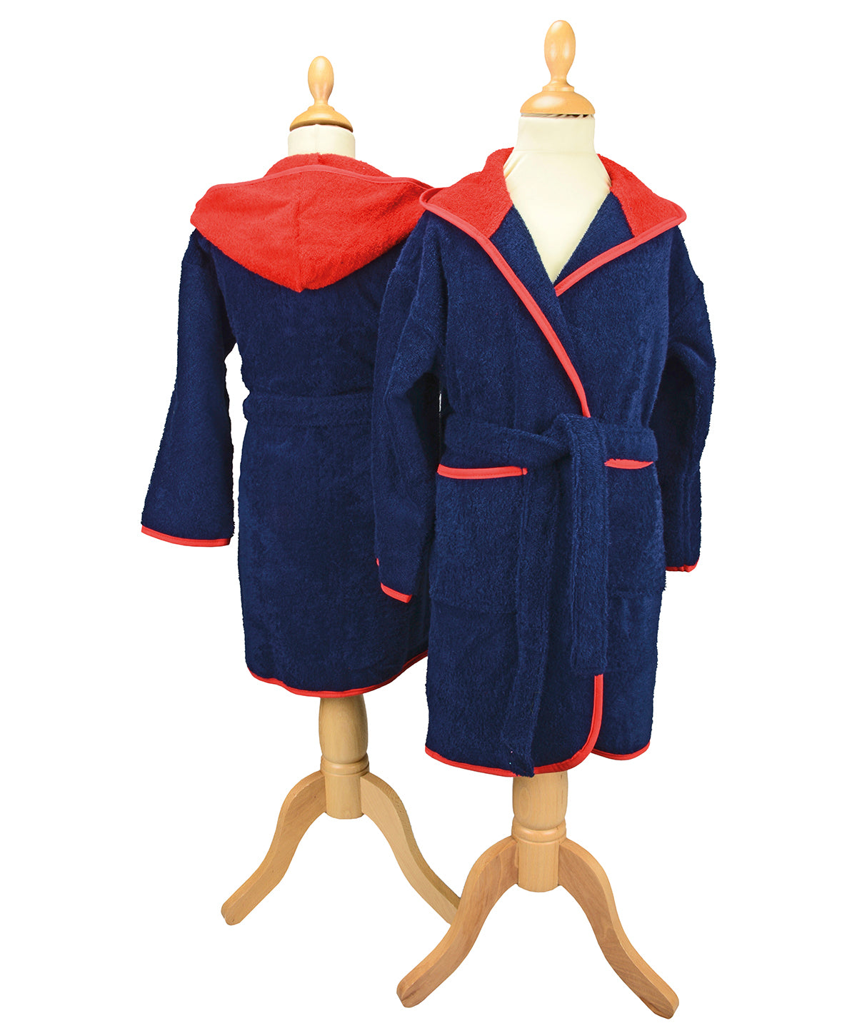 ARTG AR021 Boyzz & Girlzz hooded bathrobe 100% Cotton ideal for home sports or leisure - COOZO
