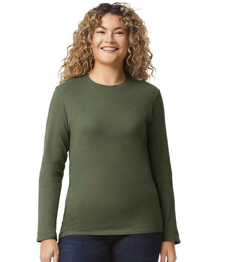 Gildan 64400 Softstyle Ringspun Cotton Long Sleeve T-Shirt - COOZO