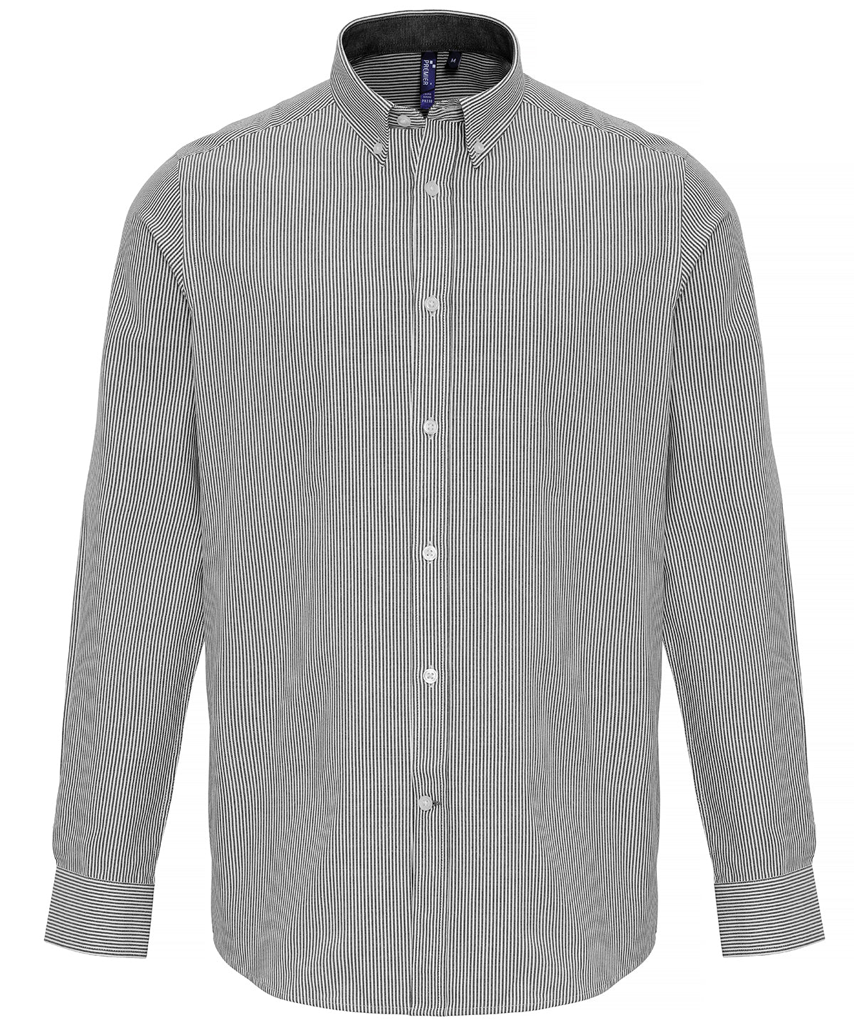 Premier PR238 Long Sleeve Striped Oxford Shirt - COOZO