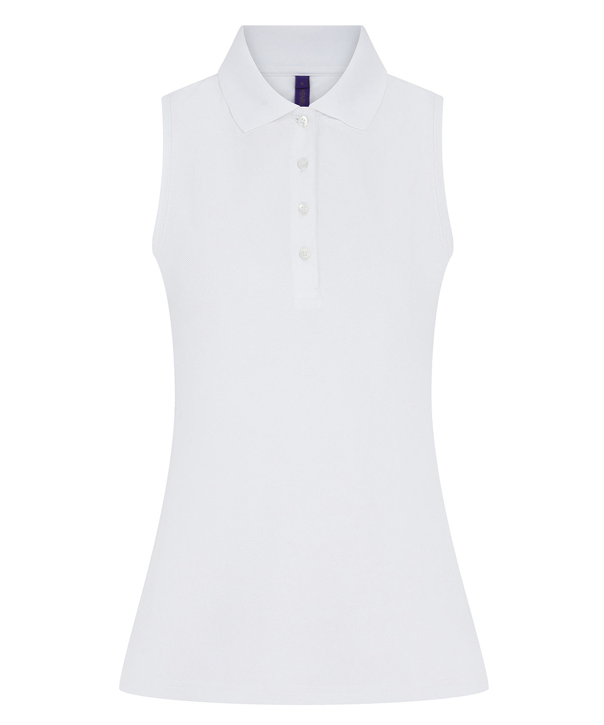 Henbury H477 LADIES SLEEVELESS POLO SHIRT