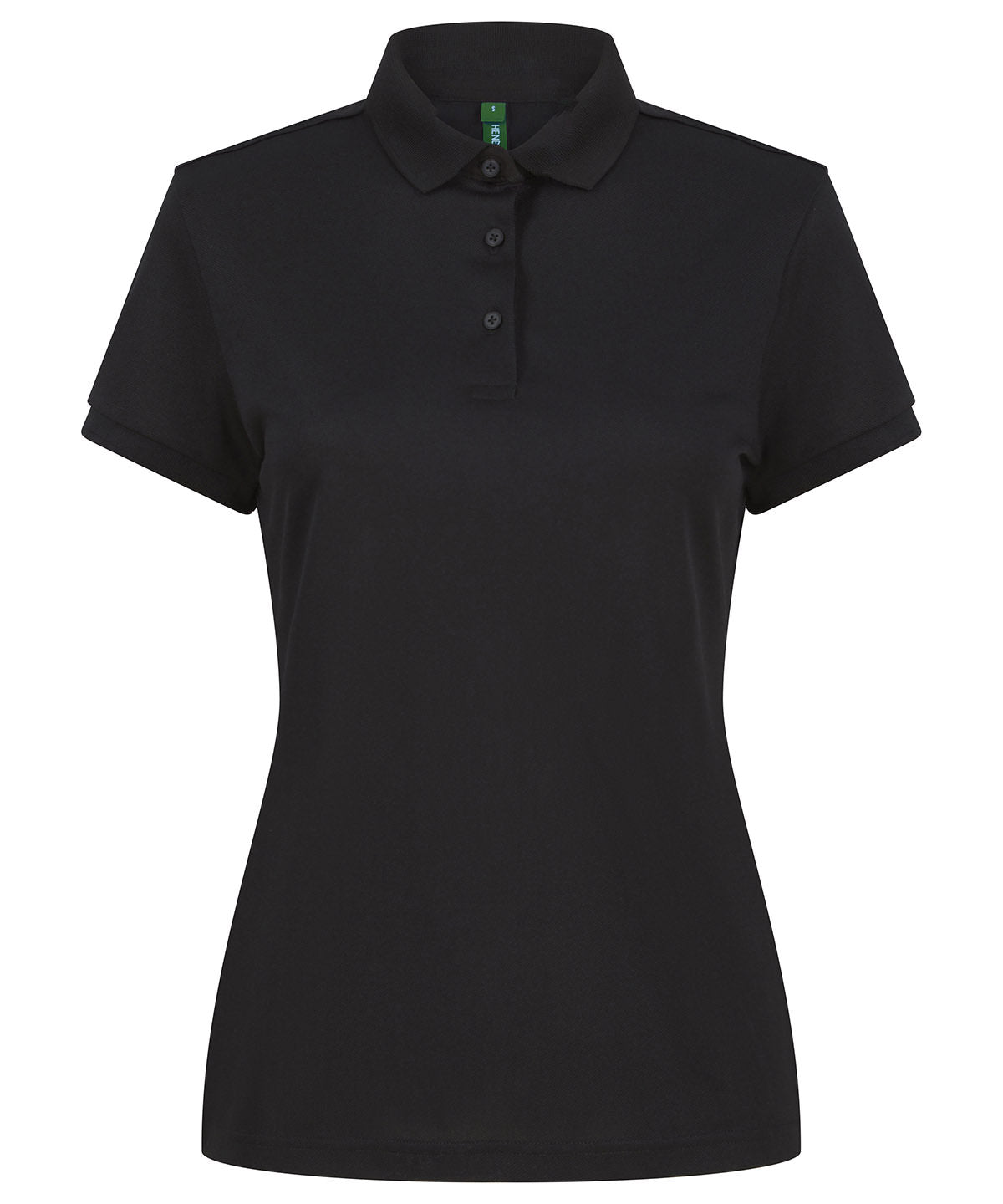 Henbury HB466 Ladies recycled polyester polo shirt stand-up collar - COOZO
