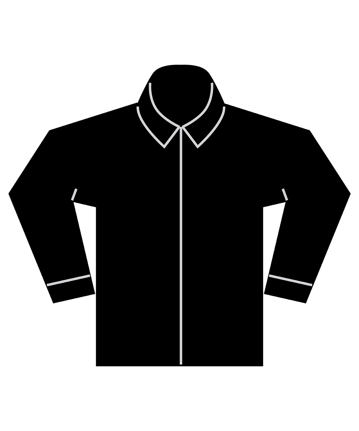 Henbury HB582 Long sleeve otton-feel Coolplus shirt - COOZO