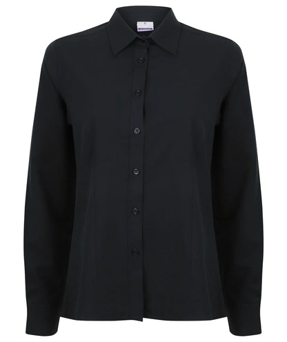 Henbury Ladies Long Sleeve Wicking Shirt HB591 - COOZO