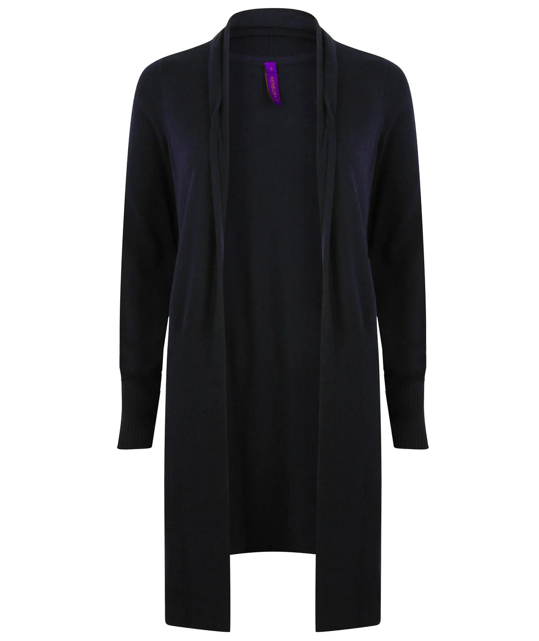 Henbury Ladies Longline Open Cardigan HB719 - COOZO
