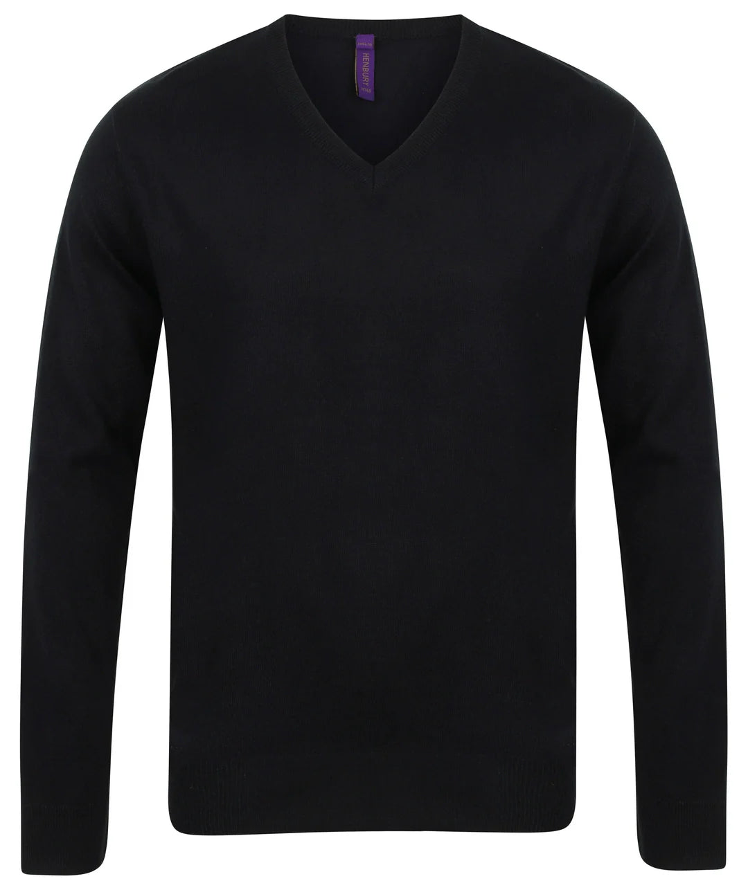 Henbury Lightweight Cotton Acrylic V Neck Sweater HB720 - COOZO