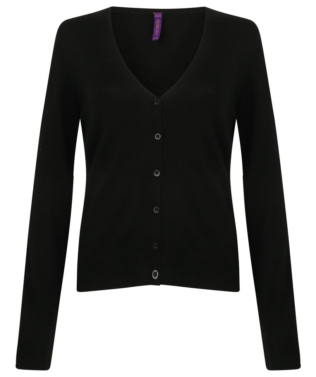 Henbury HB726 Ladies Lightweight V Neck Cardigan - COOZO