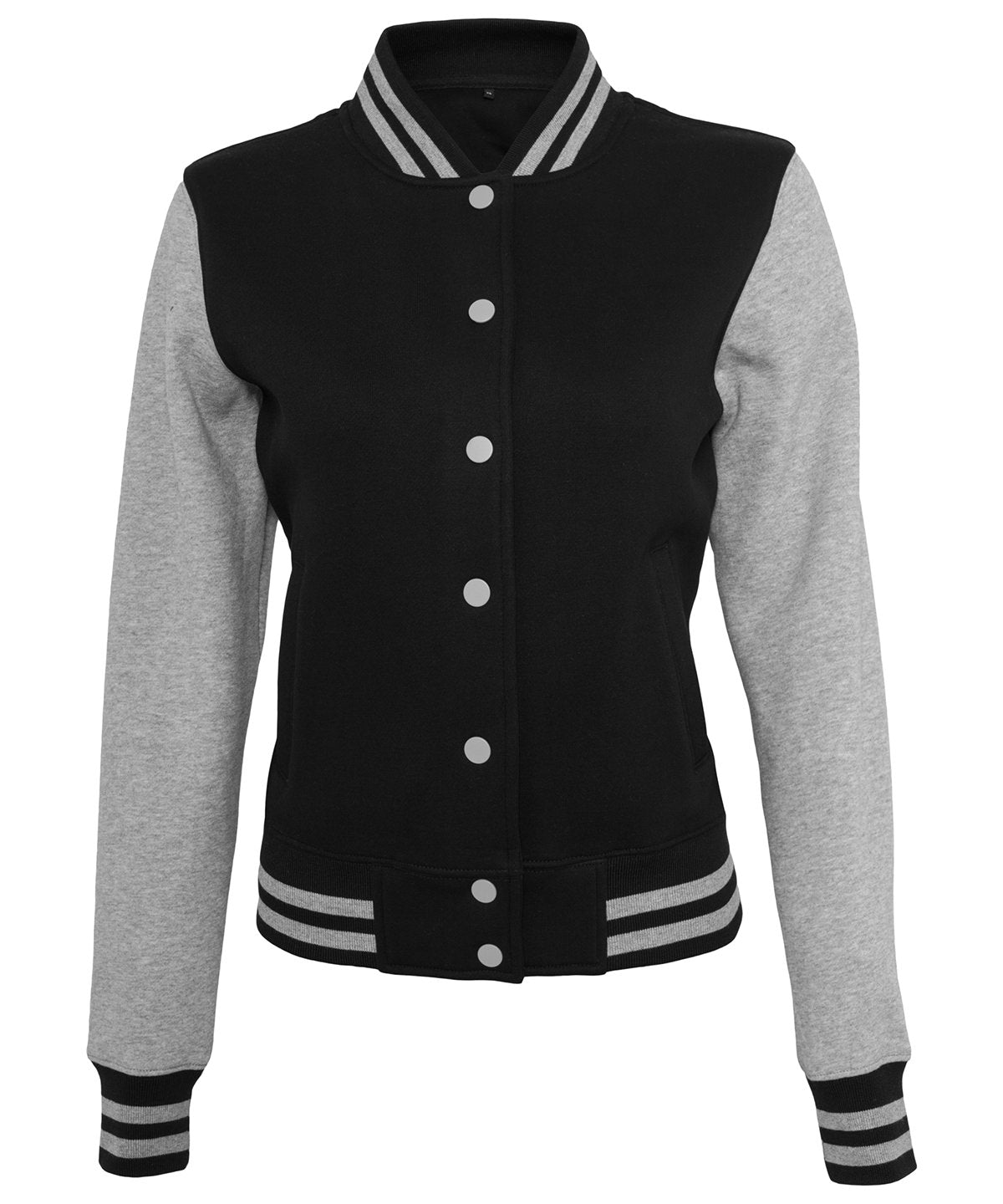 Build Your Brand BY027 Women's sweat college jacket - COOZO