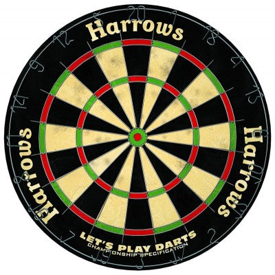 HARROWS HRDBHLP Lets Play Dartboard Game Set - COOZO