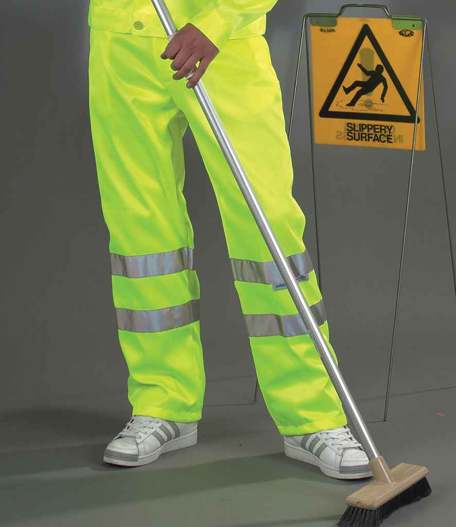 Yoko HV015T Hi-Vis Poly/Cotton Work Trousers - COOZO