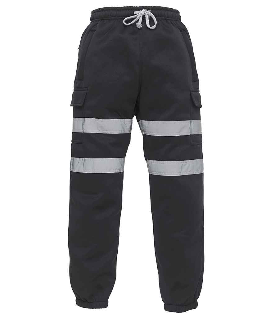 Yoko HV016T Mens Hi-Vis Jogging Bottoms Pants - COOZO
