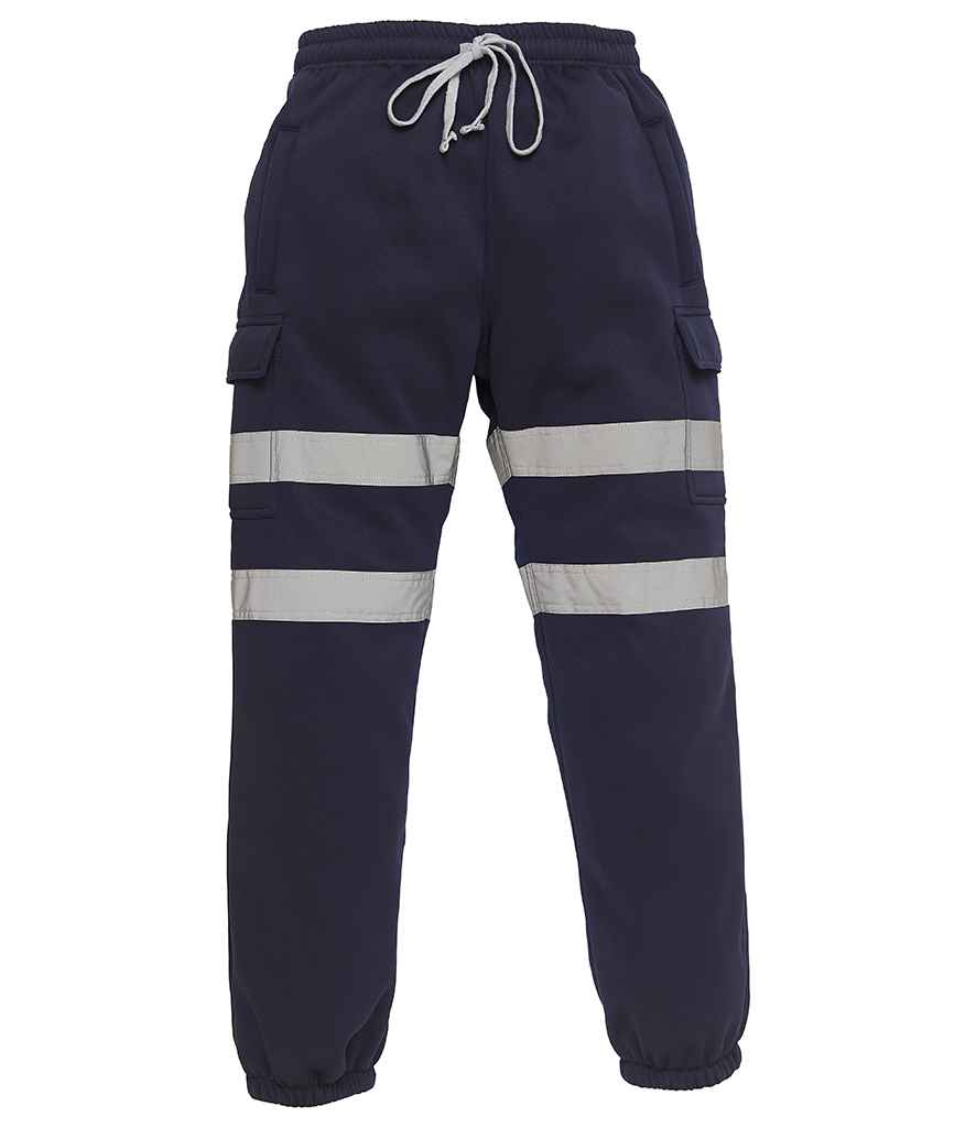 Yoko HV016T Mens Hi-Vis Jogging Bottoms Pants - COOZO