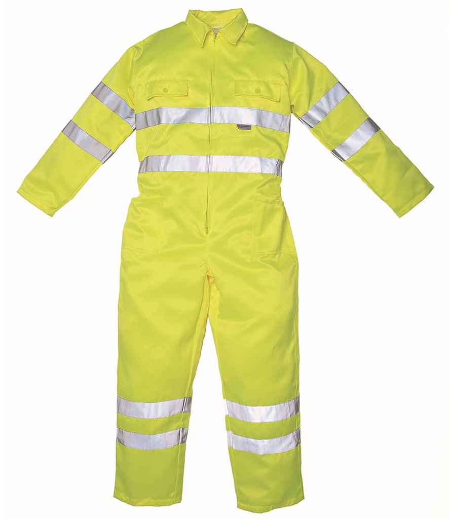 Yoko HV058-3M Hi-Vis Polycotton Coverall - COOZO