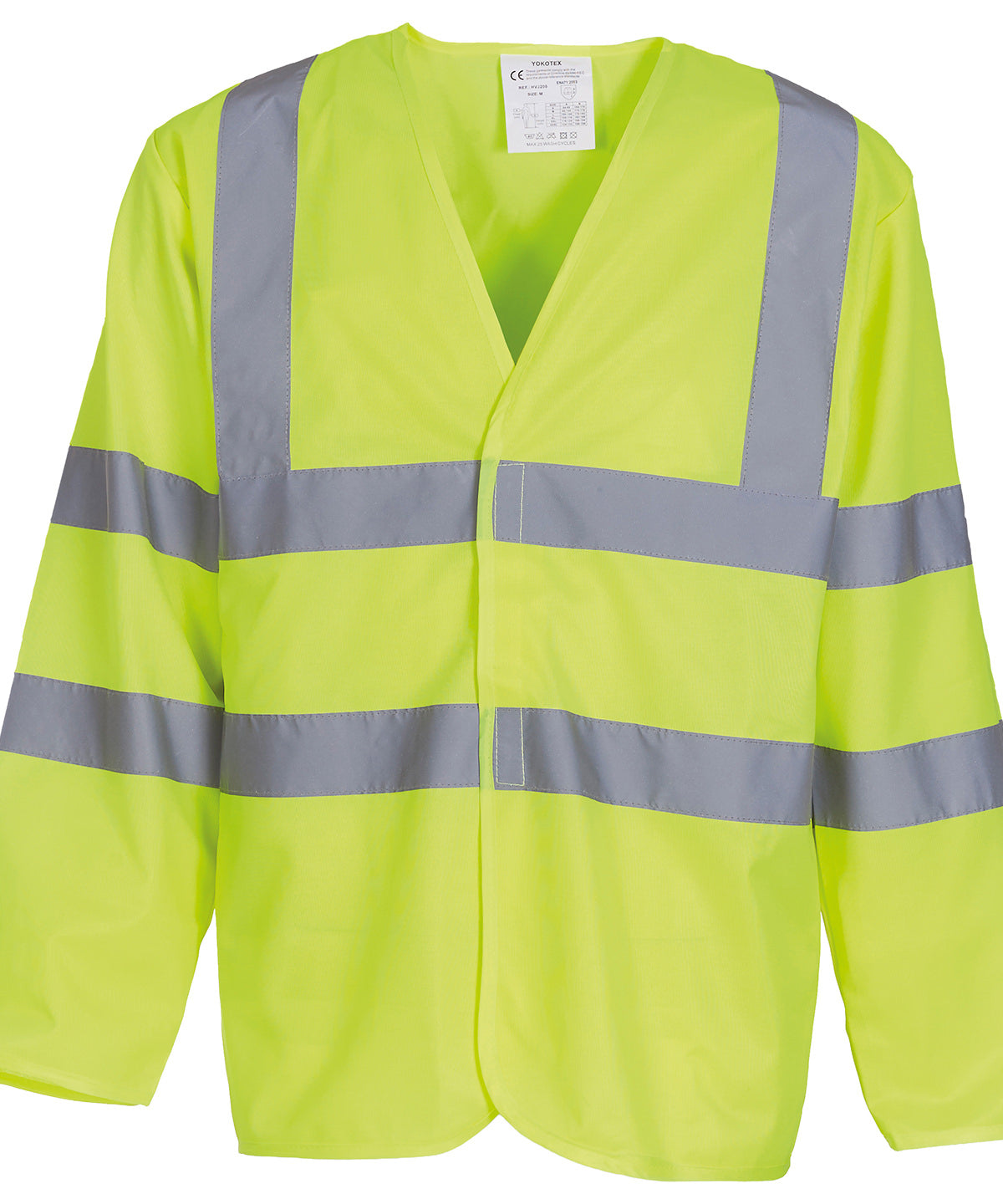 Yoko HVJ200 Hi-Vis Long Sleeve Waistcoat