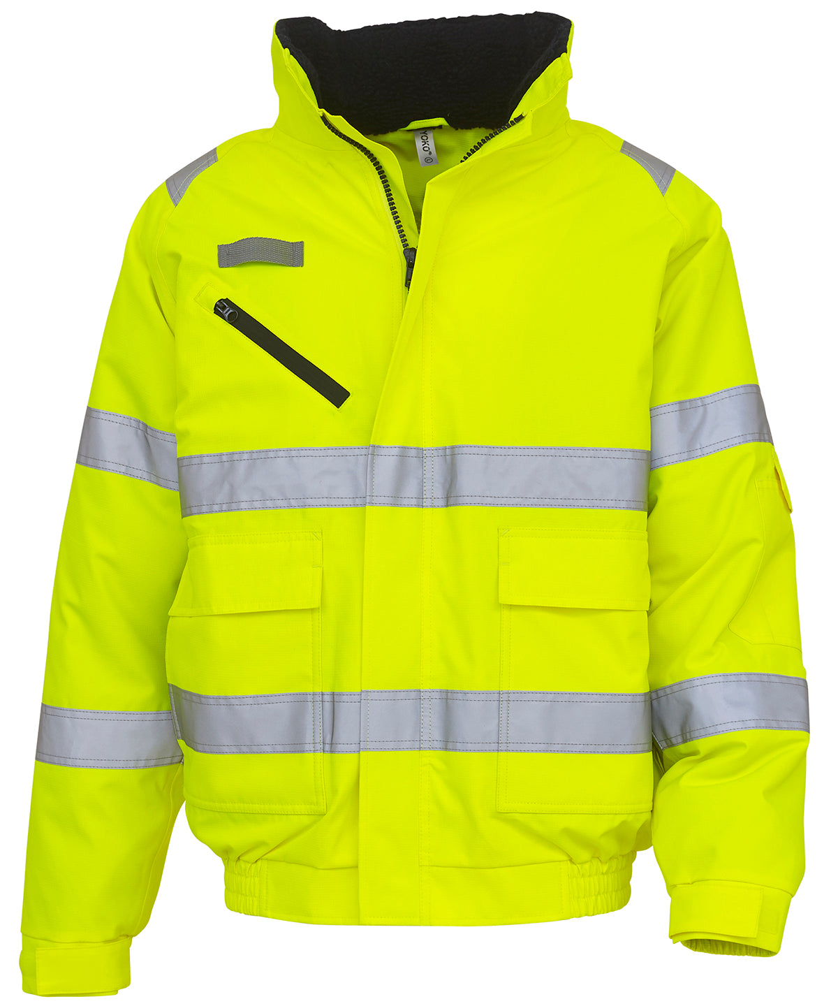 Yoko HVP209 Hi-vis fontaine flight Jacket Ripstop Fontaine? check polyester - COOZO