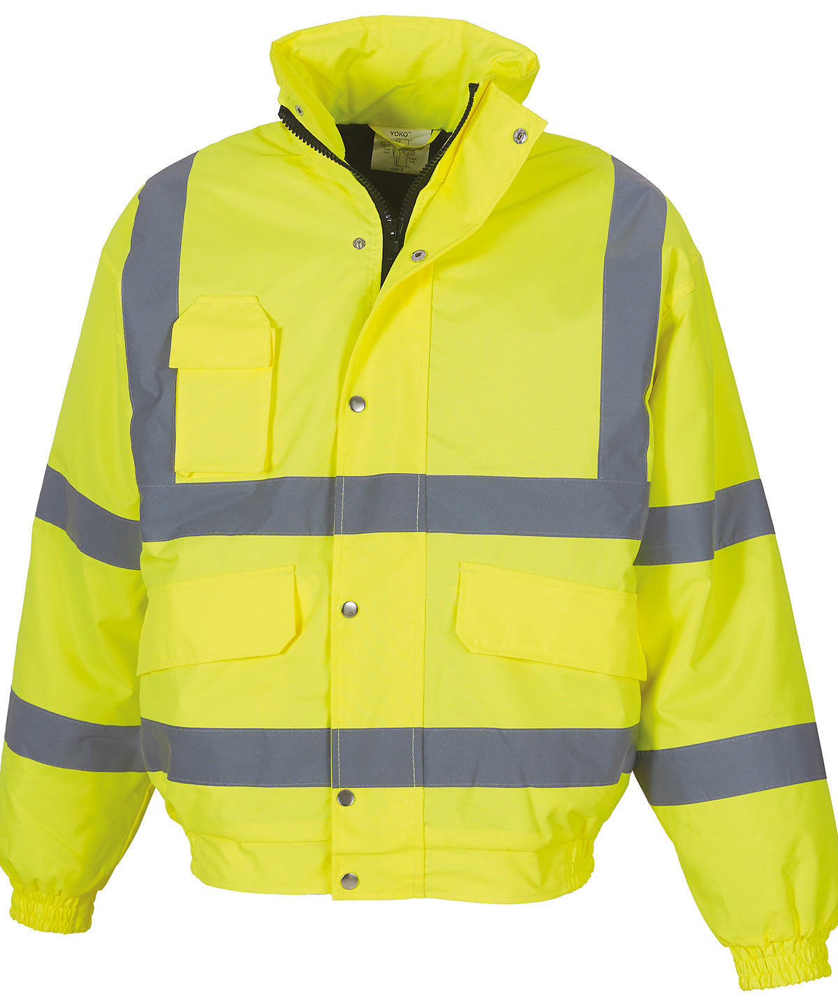 Yoko Hi-Vis Classic Bomber Jacket HVP211 - COOZO