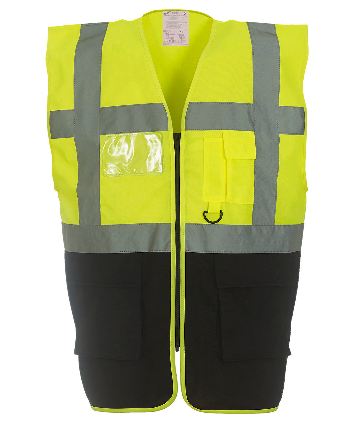 Yoko HVW801 Hi-Vis Executive Waistcoat/Vests 100% Polyester Main color - COOZO