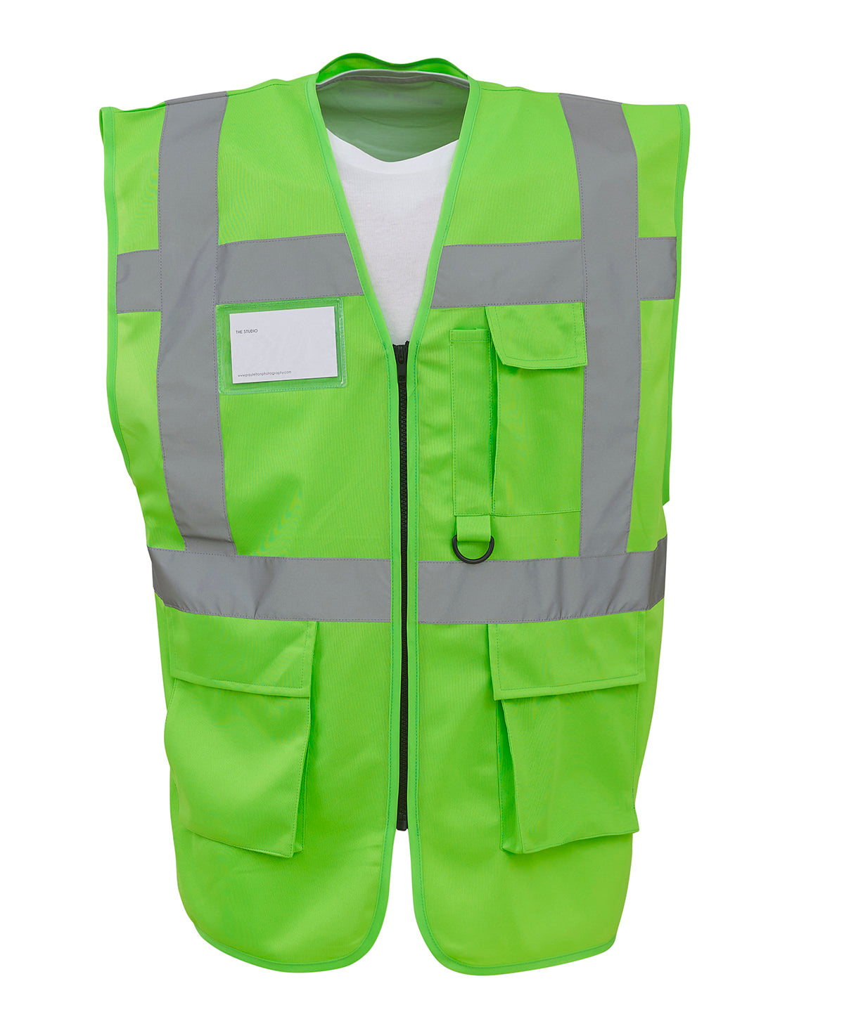 Yoko HVW801 Hi-Vis Executive Waistcoat/Vests 100% Polyester Main color - COOZO