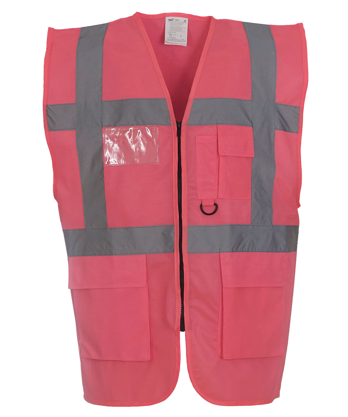Yoko HVW801 Hi-Vis Executive Waistcoat/Vests 100% Polyester Main color - COOZO