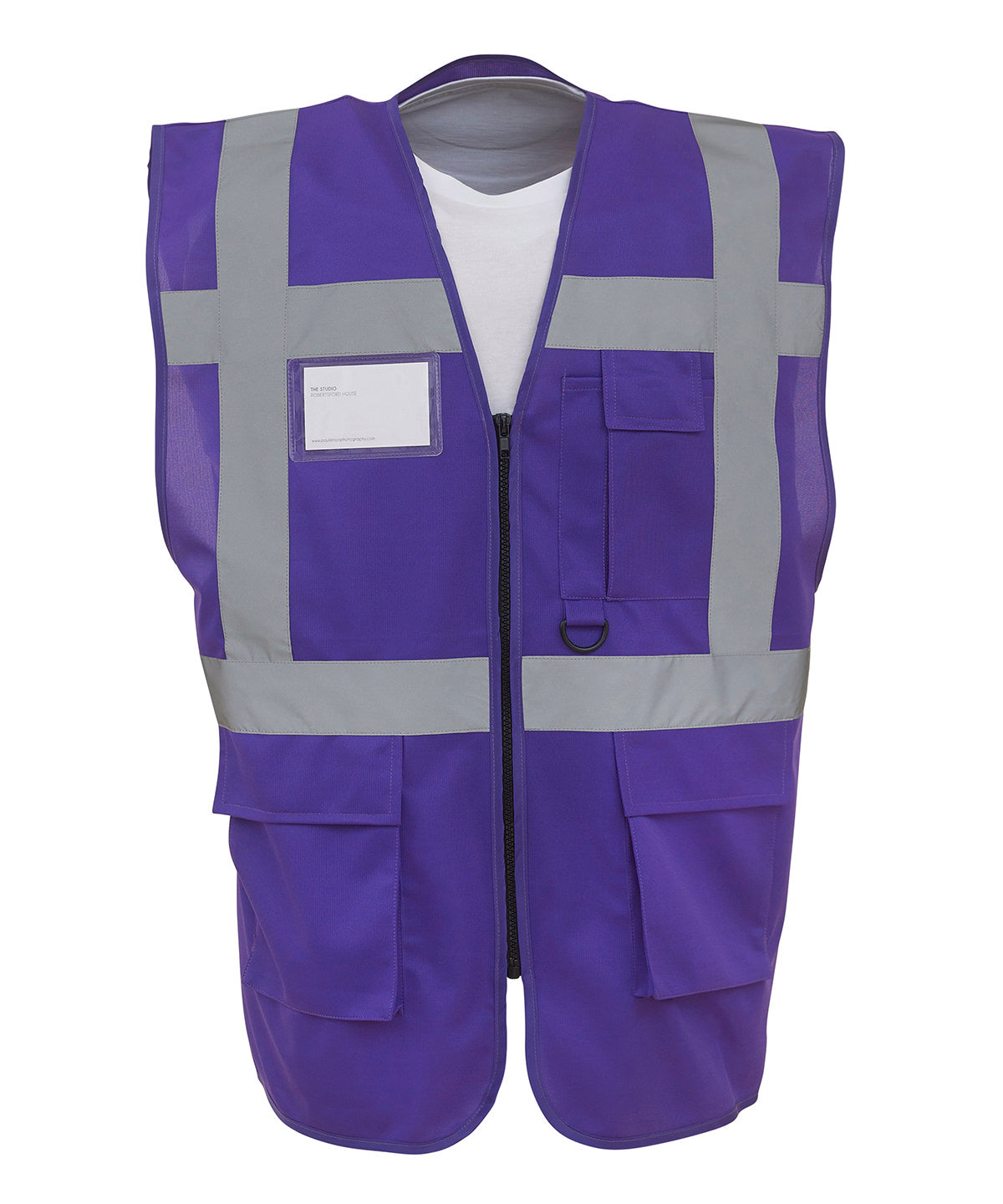Yoko HVW801 Hi-Vis Executive Waistcoat/Vests 100% Polyester Main color - COOZO