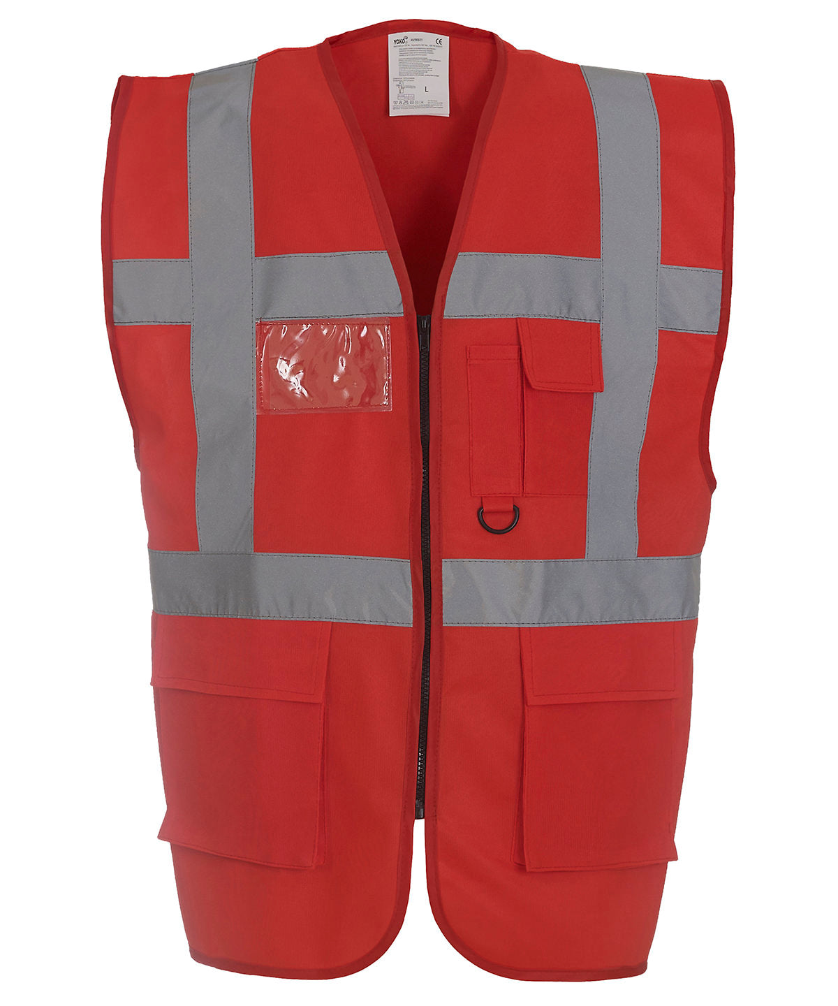 Yoko HVW801 Hi-Vis Executive Waistcoat/Vests 100% Polyester Main color - COOZO
