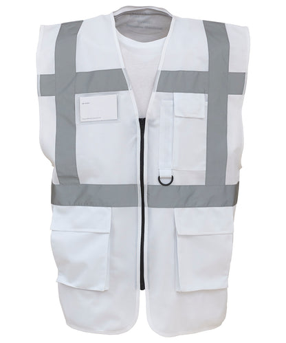 Yoko HVW801 Hi-Vis Executive Waistcoat/Vests 100% Polyester Main color - COOZO
