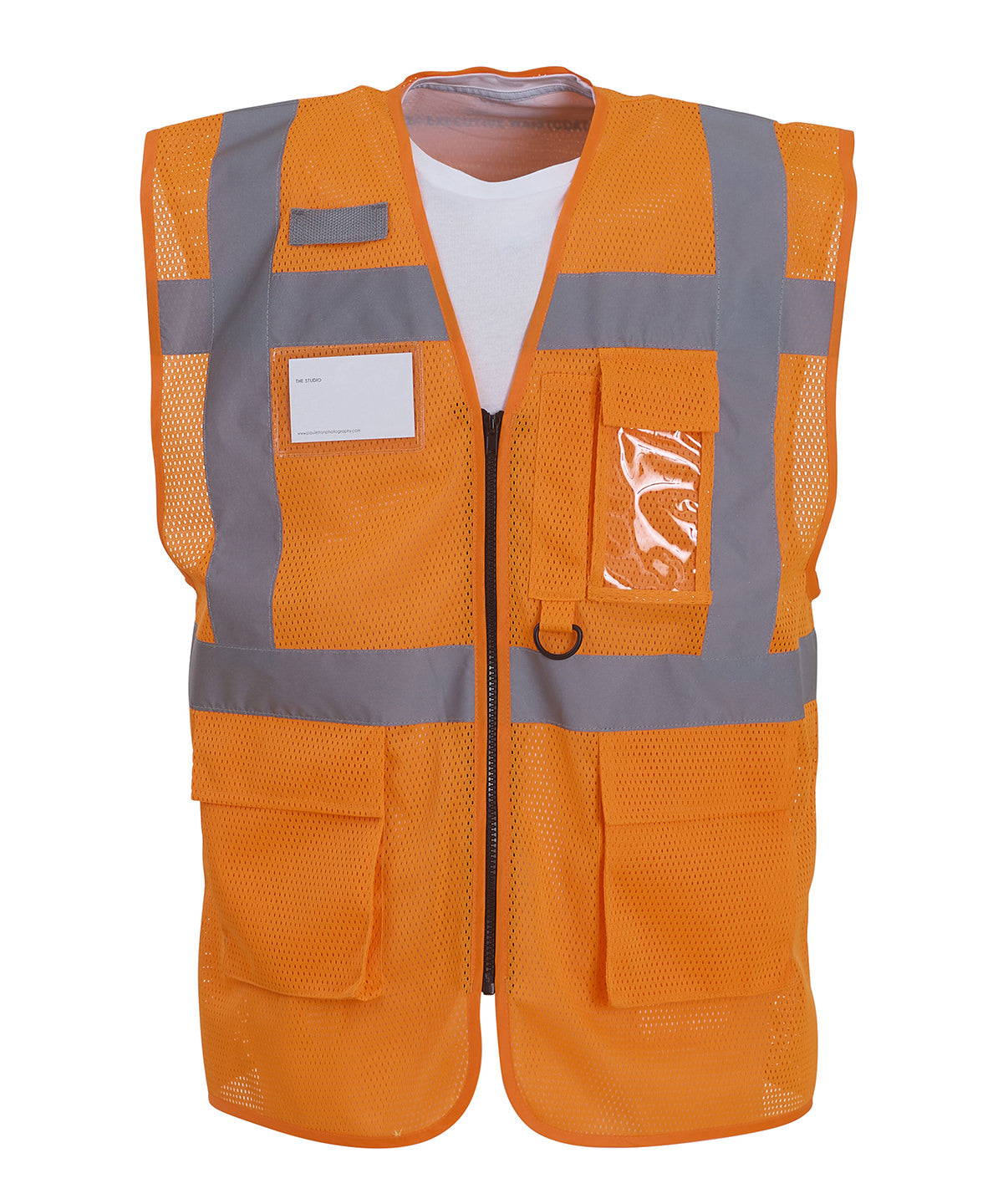 Yoko HVW820 Hi-Vis Top Cool Open Mesh Executive Waistcoat - COOZO