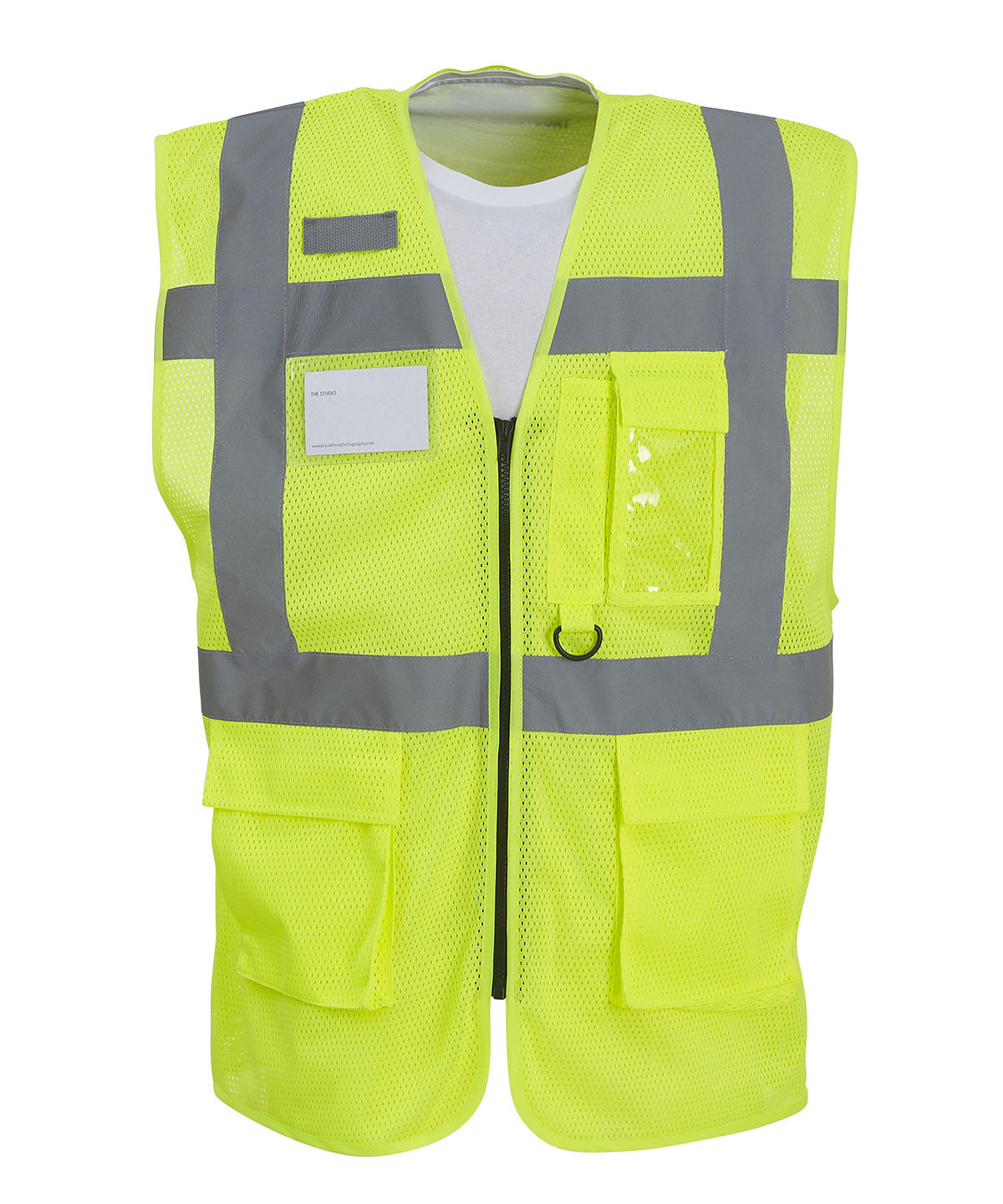 Yoko HVW820 Hi-Vis Top Cool Open Mesh Executive Waistcoat - COOZO