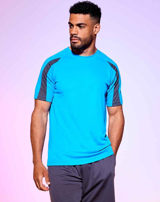 AWDis JC003 Just Cool Contrast Wicking T-Shirt - COOZO