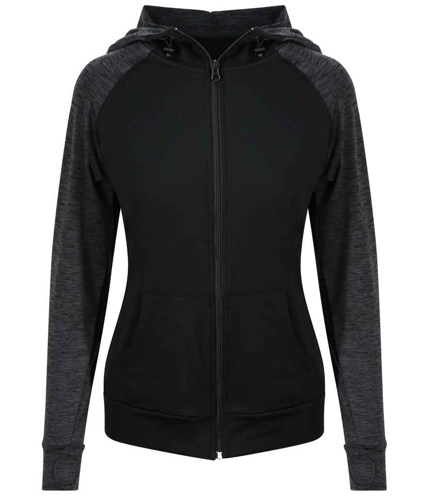 AWDis JC058Just Cool Girlie Contrast Zoodie - COOZO