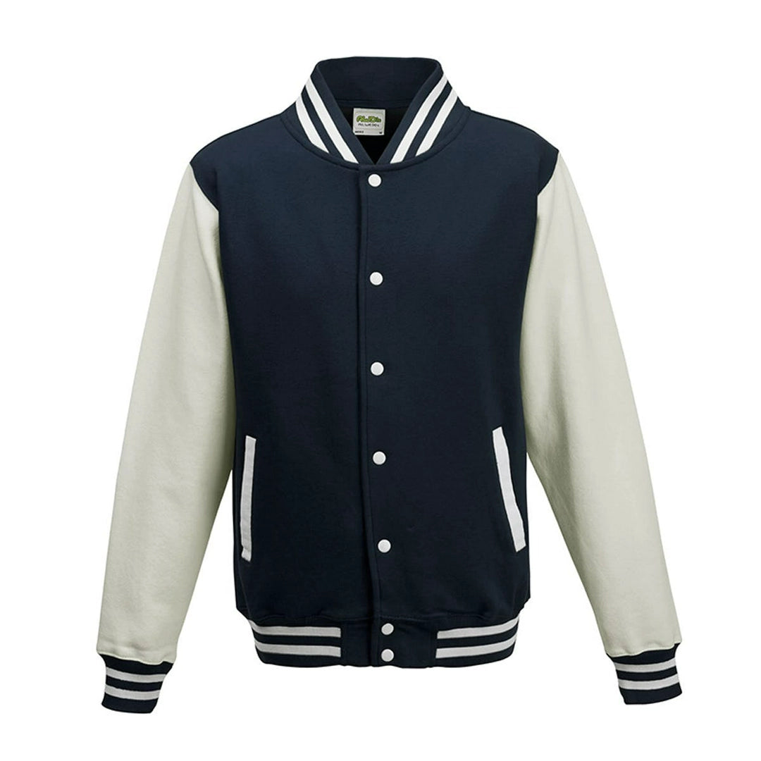 AWDis JH043 Varsity Cotton-poly blend knitted Jacket - COOZO