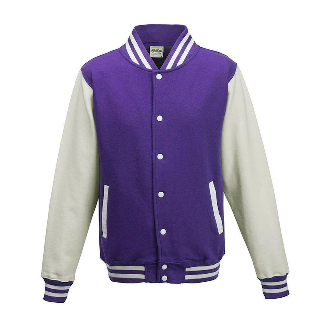 AWDis JH043 Varsity Cotton-poly blend knitted Jacket - COOZO