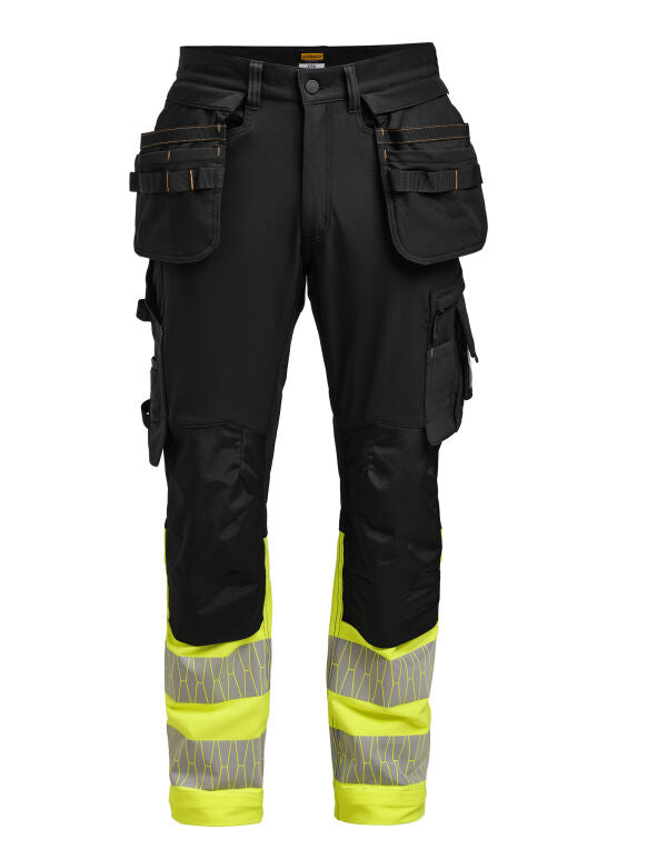 Jobman JM2291 Craftsman Trousers Stretch Hi-Vis - COOZO