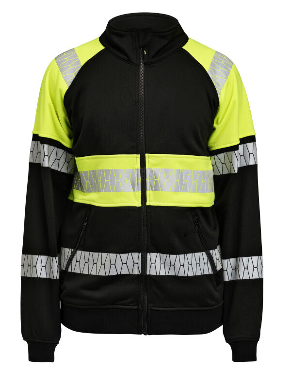 Jobman JM5225 Sweatshirt Full-Zip His-Vis - COOZO