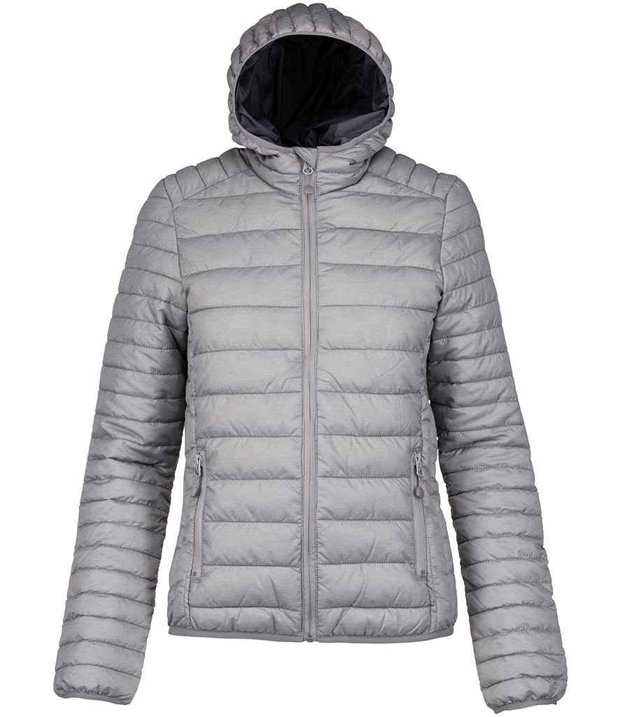Kariban K6111 Ladies Lightweight Hooded Padded Jacket Polyester padding and lining - COOZO
