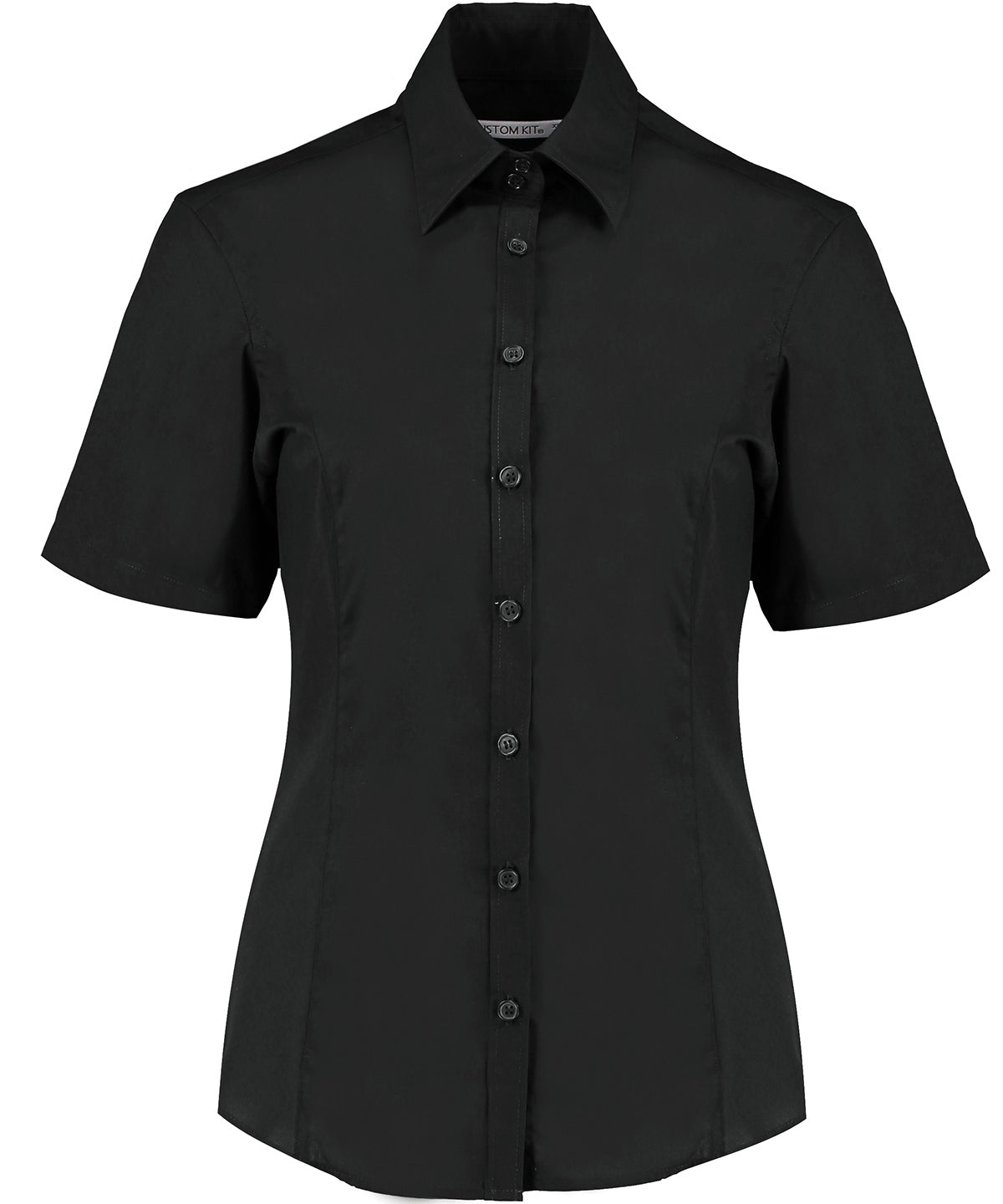 Kustom Kit Business blouse short-sleeved (tailored fit) K742F - COOZO