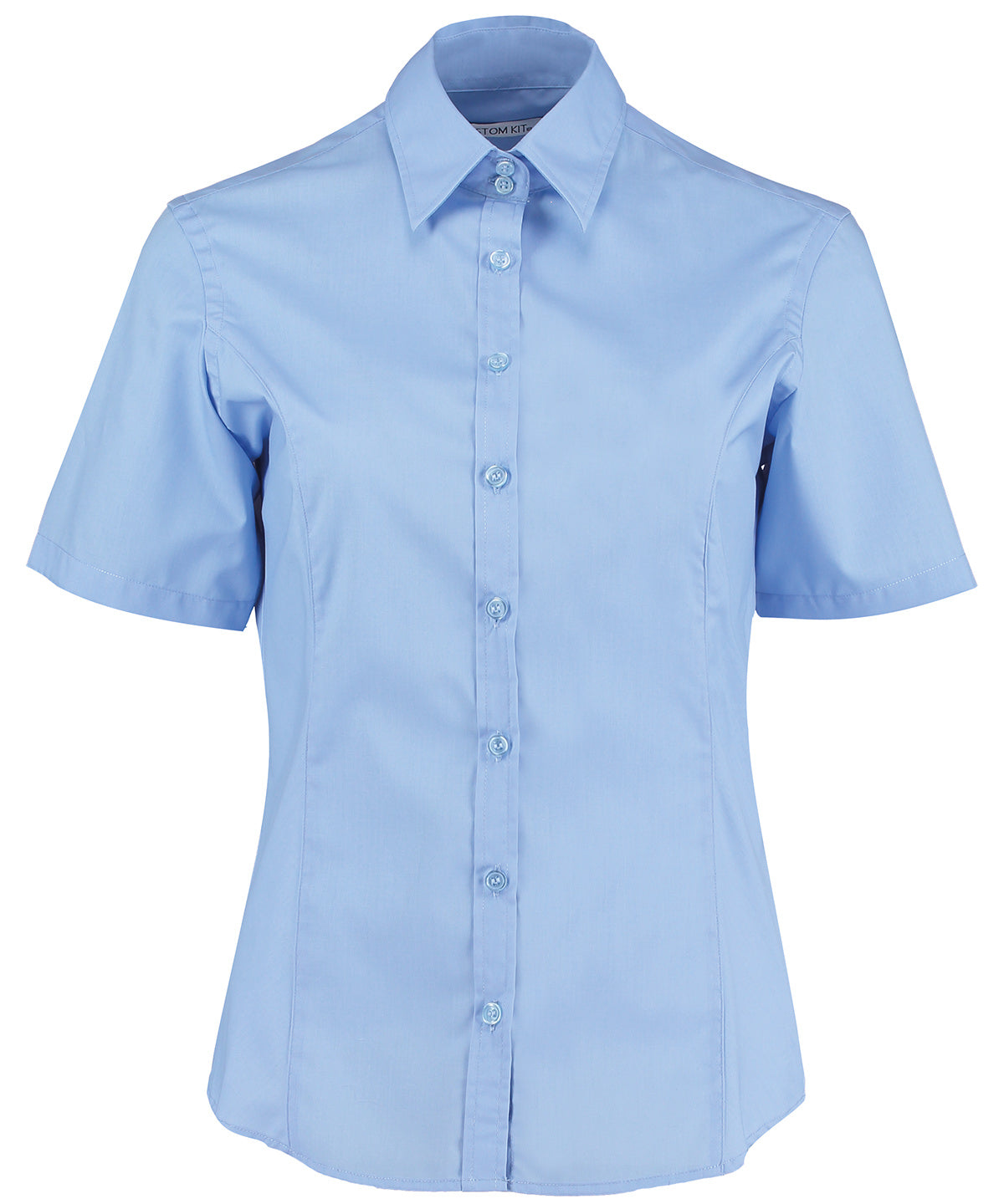 Kustom Kit Business blouse short-sleeved (tailored fit) K742F - COOZO