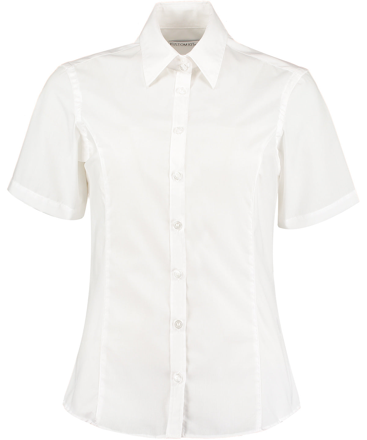 Kustom Kit Business blouse short-sleeved (tailored fit) K742F - COOZO