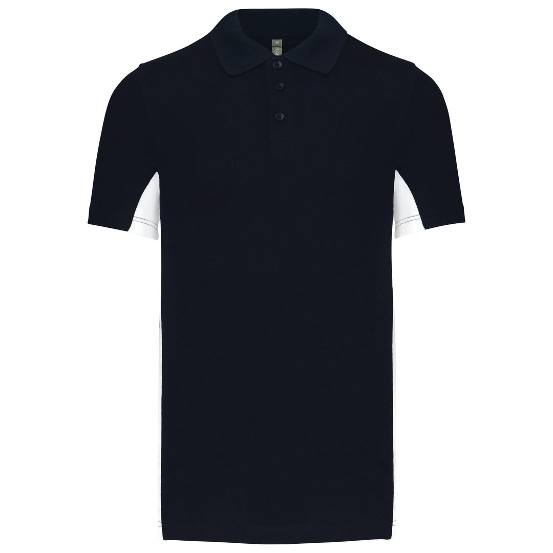 Kariban KB232 Flags short sleeve bi-colour Flag Poly/Cotton Piqu Polopolo shirt - COOZO