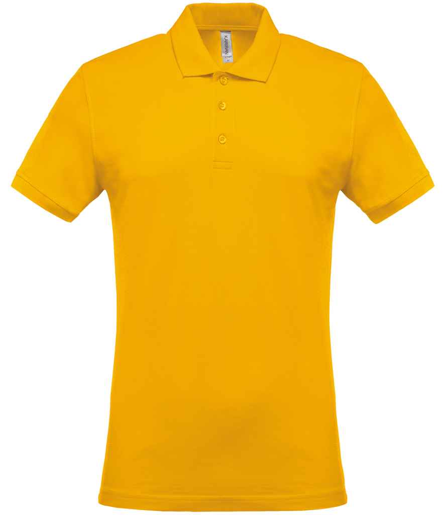 Kariban KB254 Straight fit Short Sleeve Piqu Polo Shirt 100% ringspun combed cotton Light color - COOZO