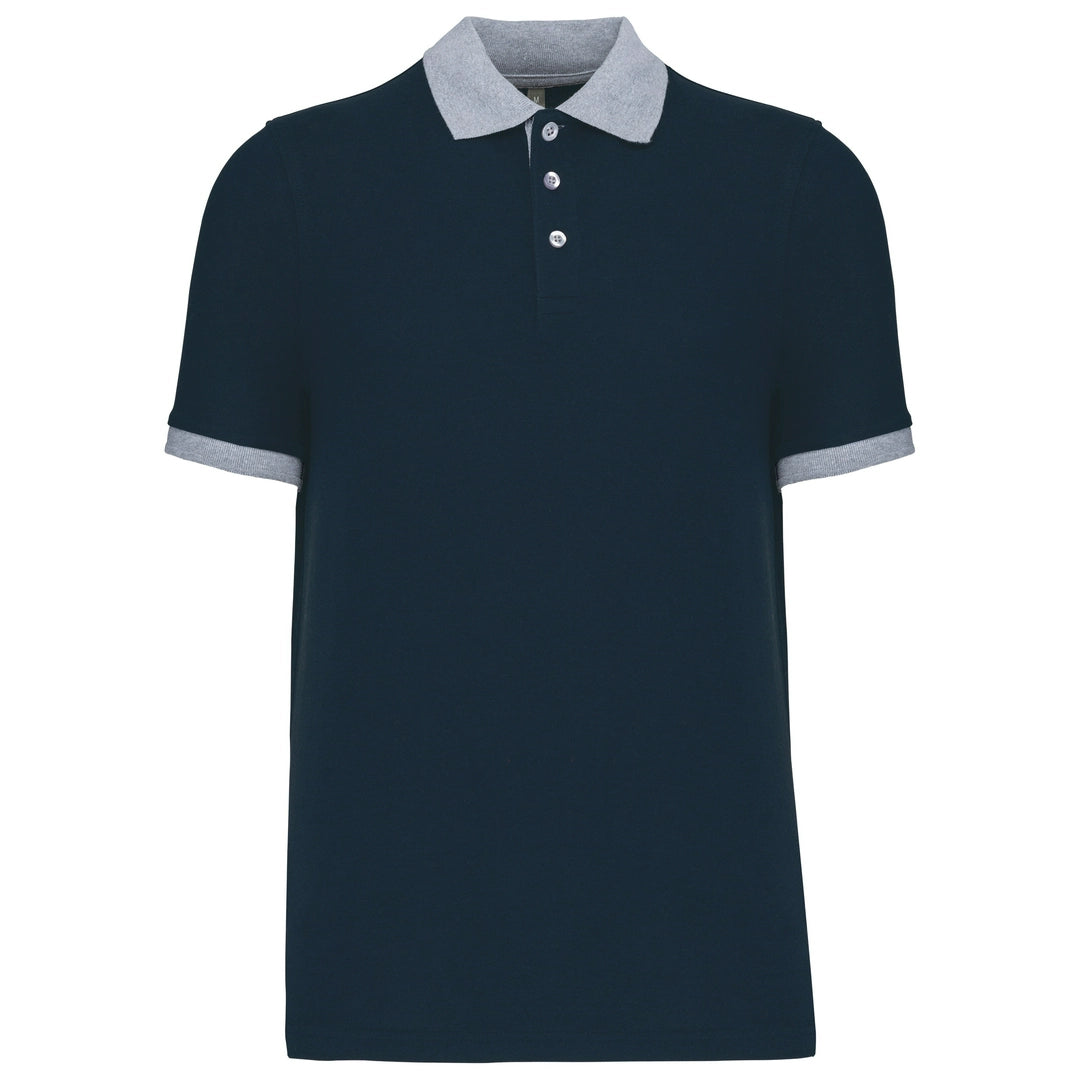 Kariban KB258 Two-tone piqu polo shirt Contrasting rib at neck and cuffs 100% preshrunk cotton - COOZO