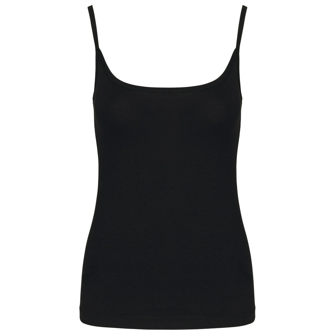 Kariban KB397 Ladies' strappy tank top Piping at the neckline Jersey knit fabric in combed cotton - COOZO