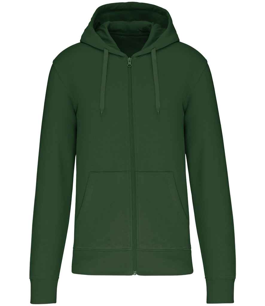 Kariban KB4030 Eco Friendly Full Zip Hoodie Soft cotton faced fabric Drop shoulder style Straight fit - COOZO