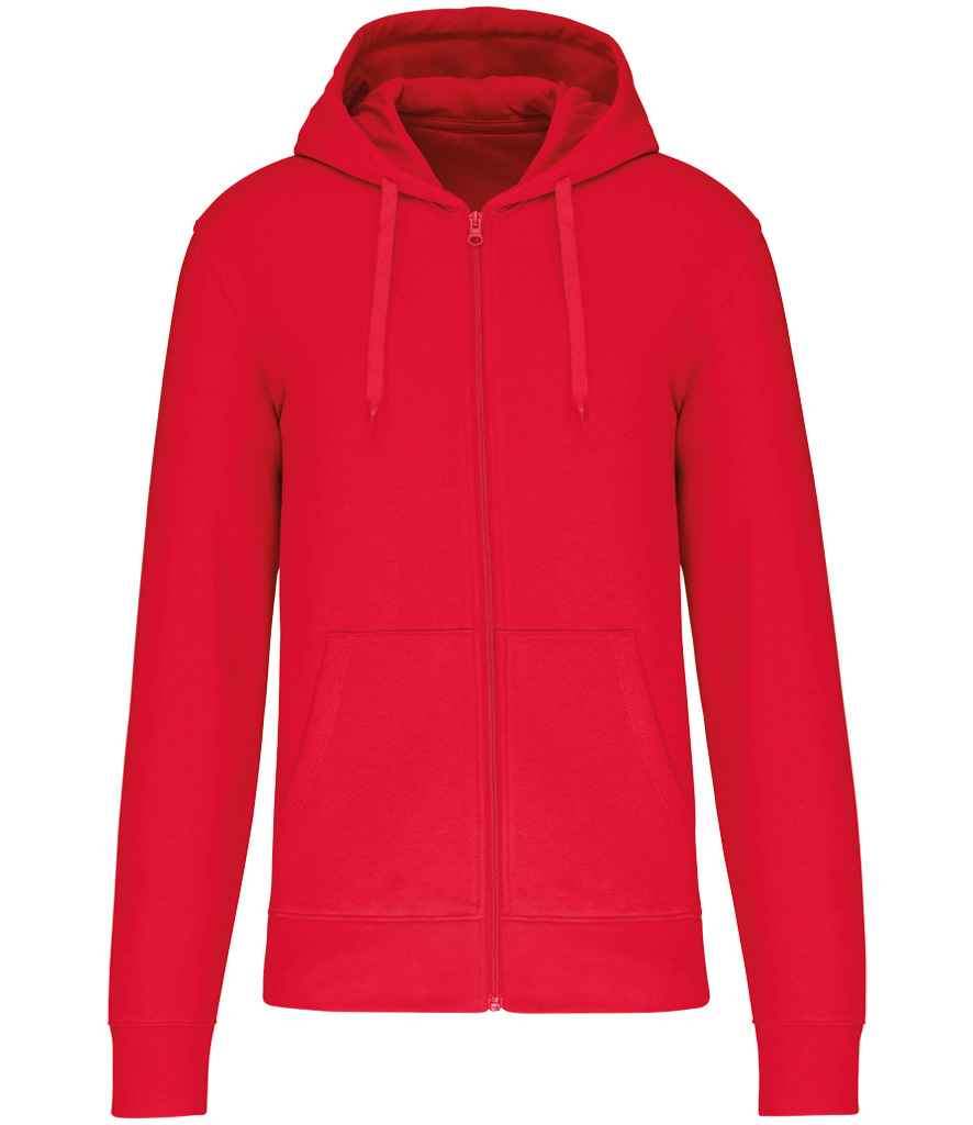 Kariban KB4030 Eco Friendly Full Zip Hoodie Soft cotton faced fabric Drop shoulder style Straight fit - COOZO