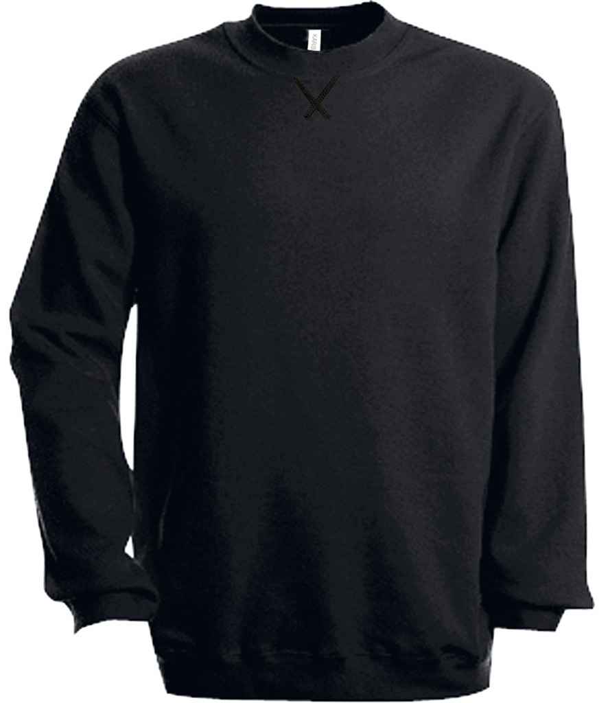 Kariban KB442 Crew Neck Sweatshirt Ribbed collar Drop shoulder style - COOZO