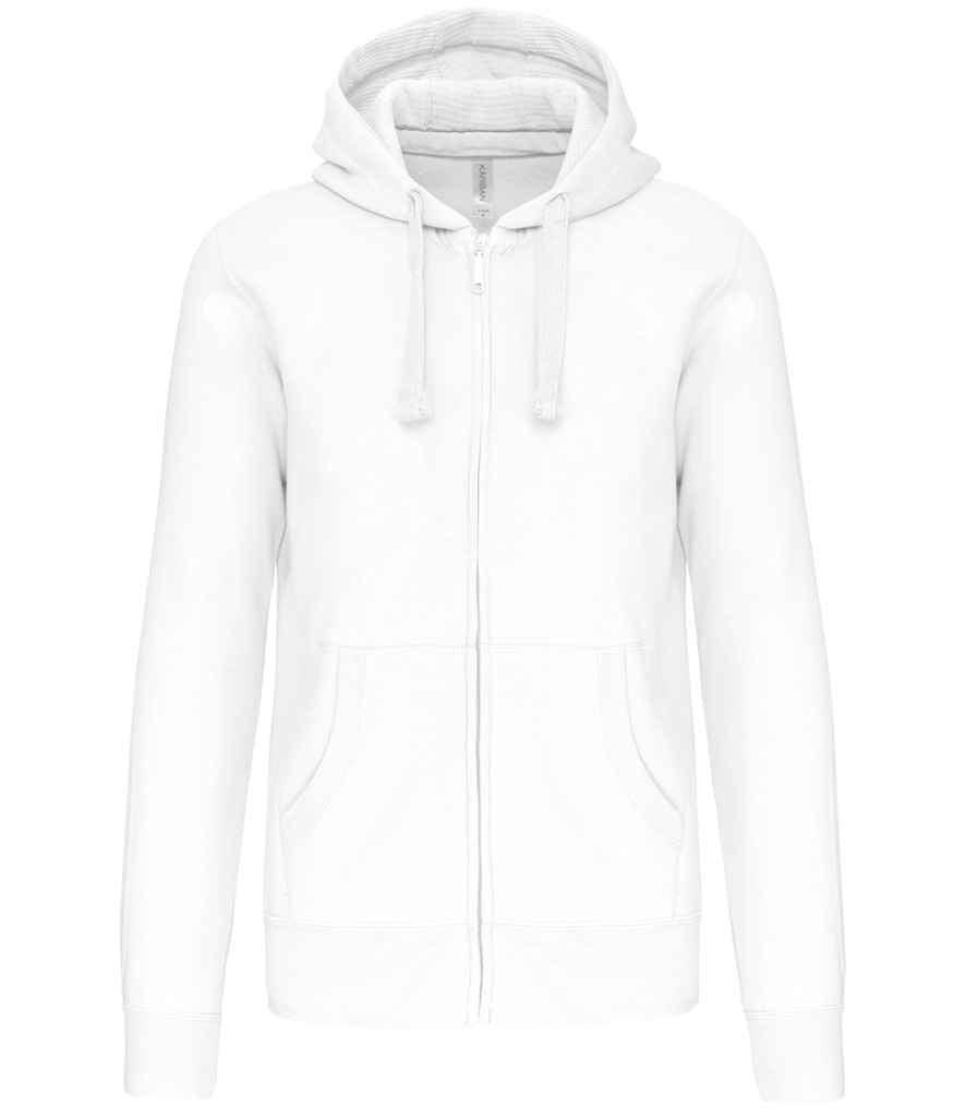 Kariban KB454 Full Zip Hooded Sweatshirt Soft cotton faced fabric Drop shoulder style - COOZO