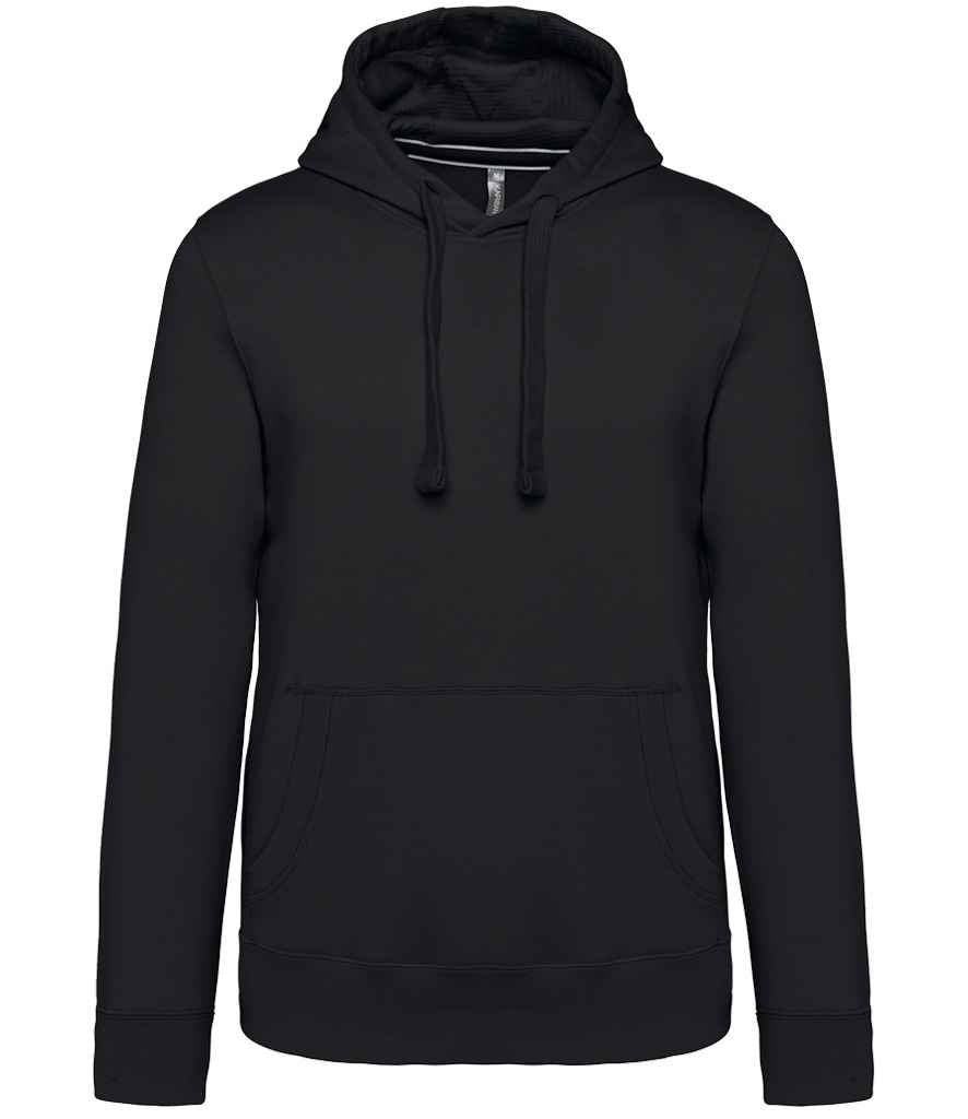 Kariban KB489 Hooded Sweatshirt Drop shoulder style Soft cotton faced fabric Brushed back fleece - COOZO