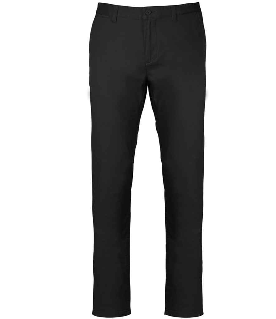 Kariban KB740 Chino Trousers Modern style Flat front Belt loops - COOZO